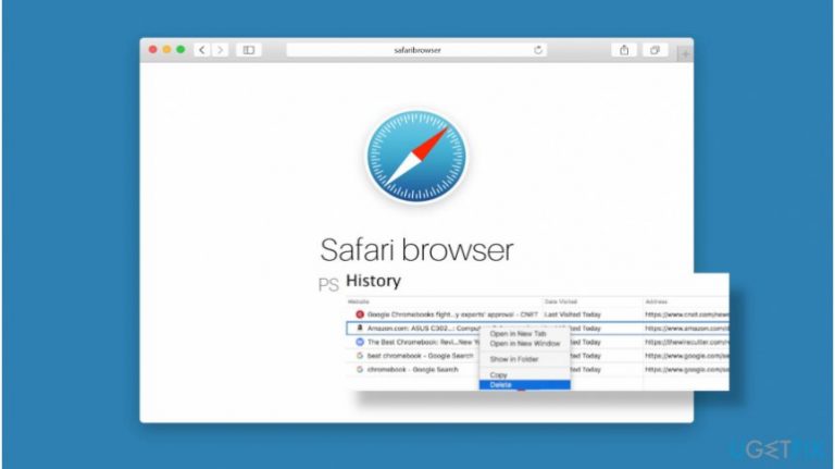 How to remove specific Safari history items?
