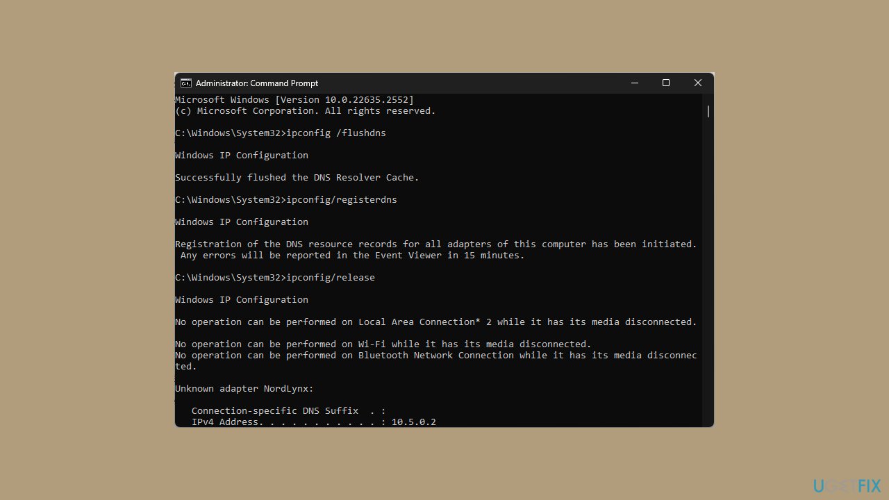 Clear dns cache Clear dns cache
