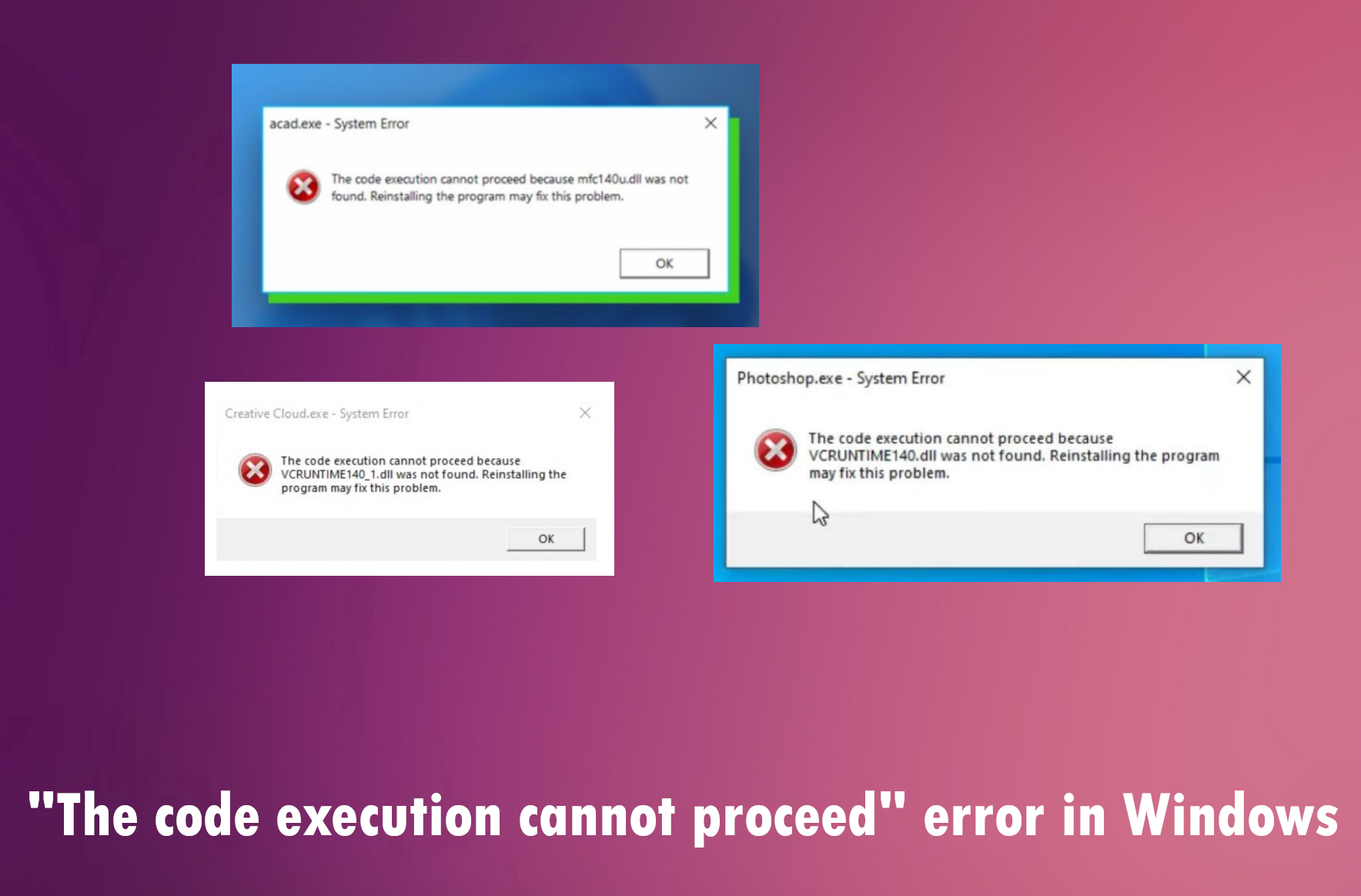Code execution error