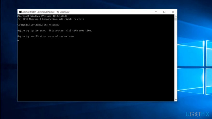 The screenshot of Command Prompt