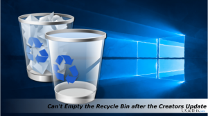 Corrupted recycle bin