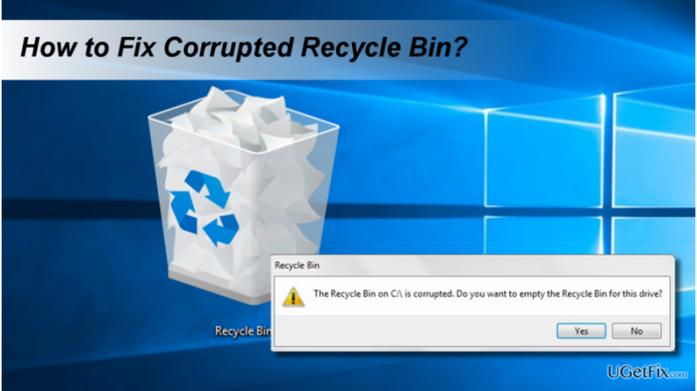 How to Fix “The Recycle Bin on C:/ is corrupted” Error on Windows 10?