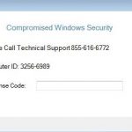 Critical system failure alert