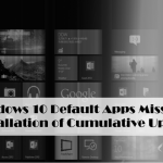 Default apps missing