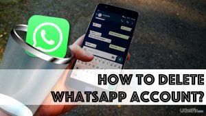 Delete whatsapp account