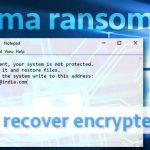 Dharma ransomware recover files