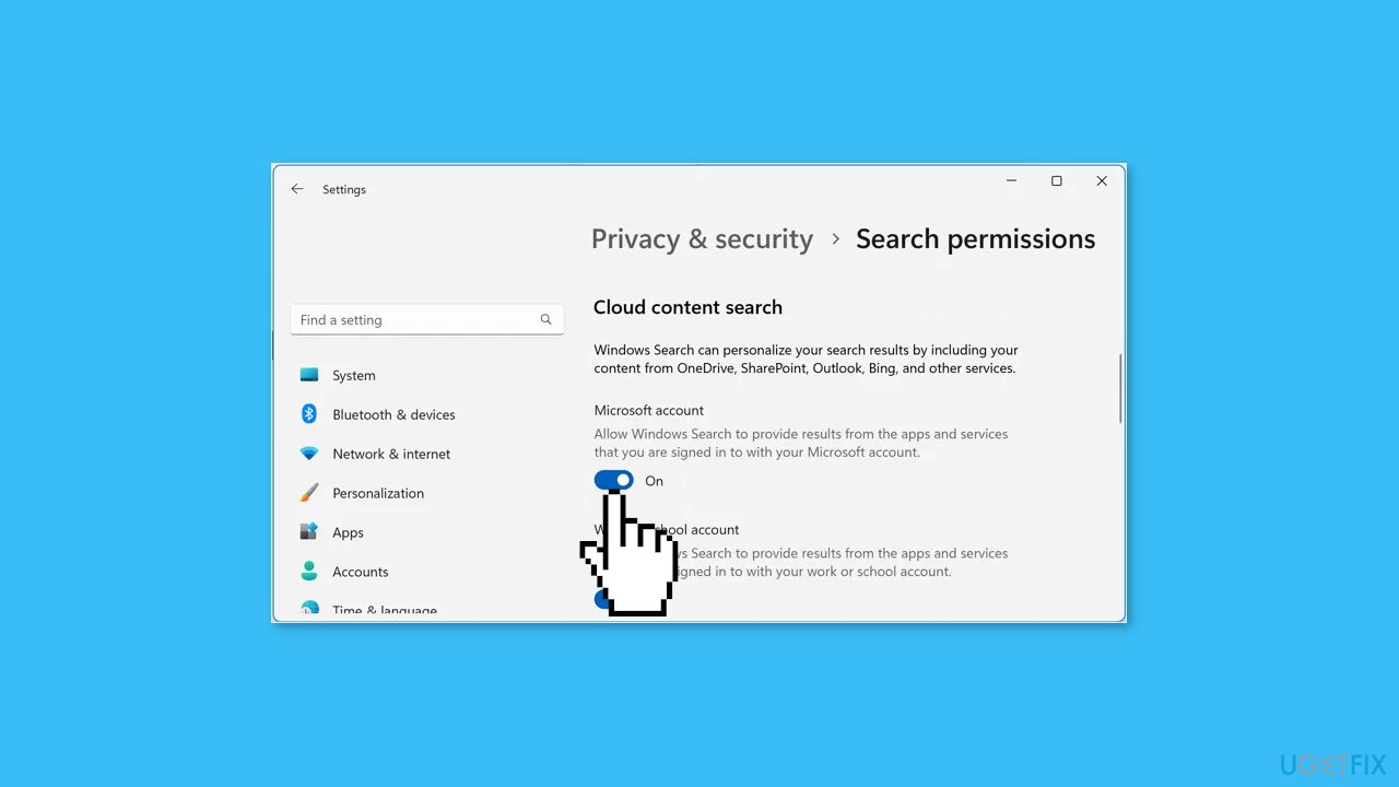 Disable Bing AI Chat in Windows Search