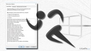 Disable visual effects