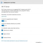 Disable wi fi sense on windows