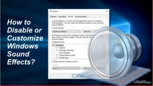 Disabling sound effects