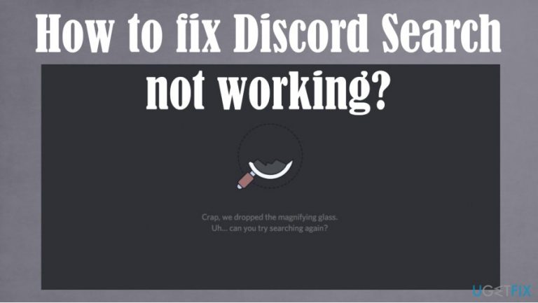 How to fix Discord Search not working?