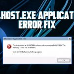 Dllhost exe application error fix solution