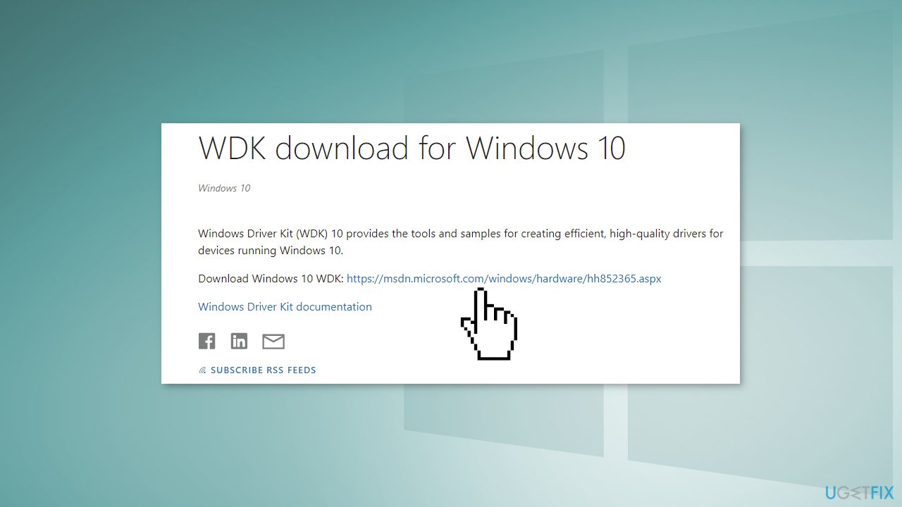Download Windows 10 WDK