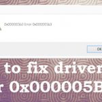 Driver error 0x000005b3 fix