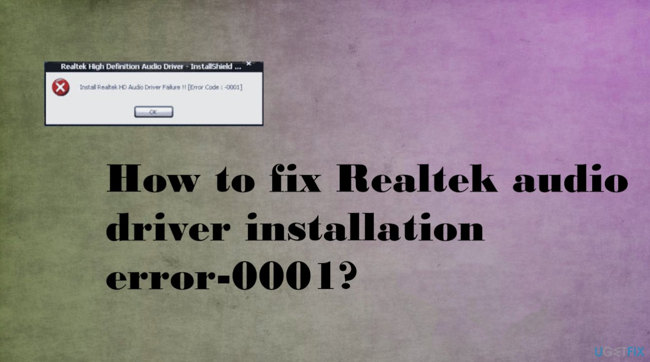 Driver installation error-0001