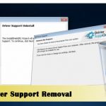 Driver support removal