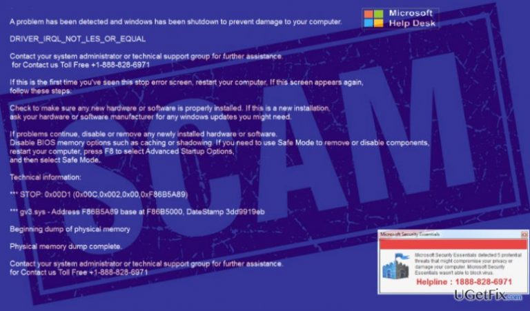 How to fix DRIVER_IRQL_NOT_LES_OR_EQUAL? (SCAM)