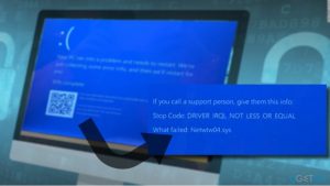 Driver irql not less or equal netwtw04 sys