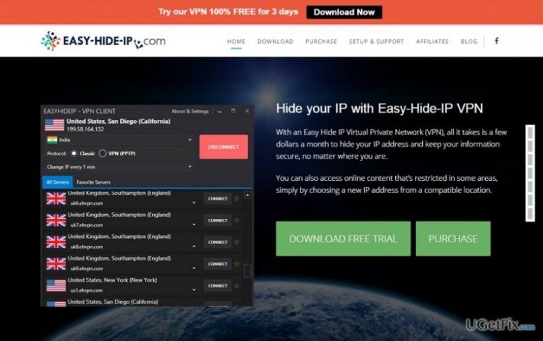 How to Uninstall Easy-Hide-IP on Windows OS?