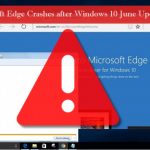 Edge broken