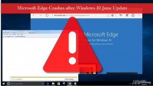 Edge broken