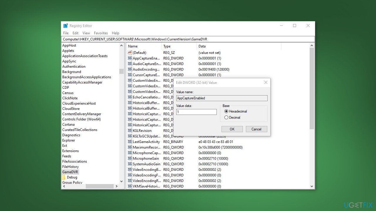 Edit Windows Registry