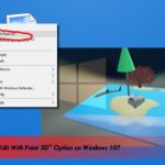 Edit with paint 3d option