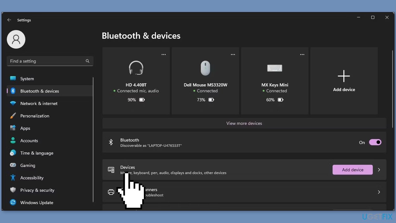 Enable Bluetooth Services