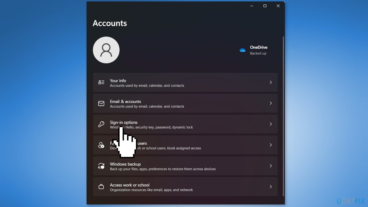 Reset Facial Recognition Settings