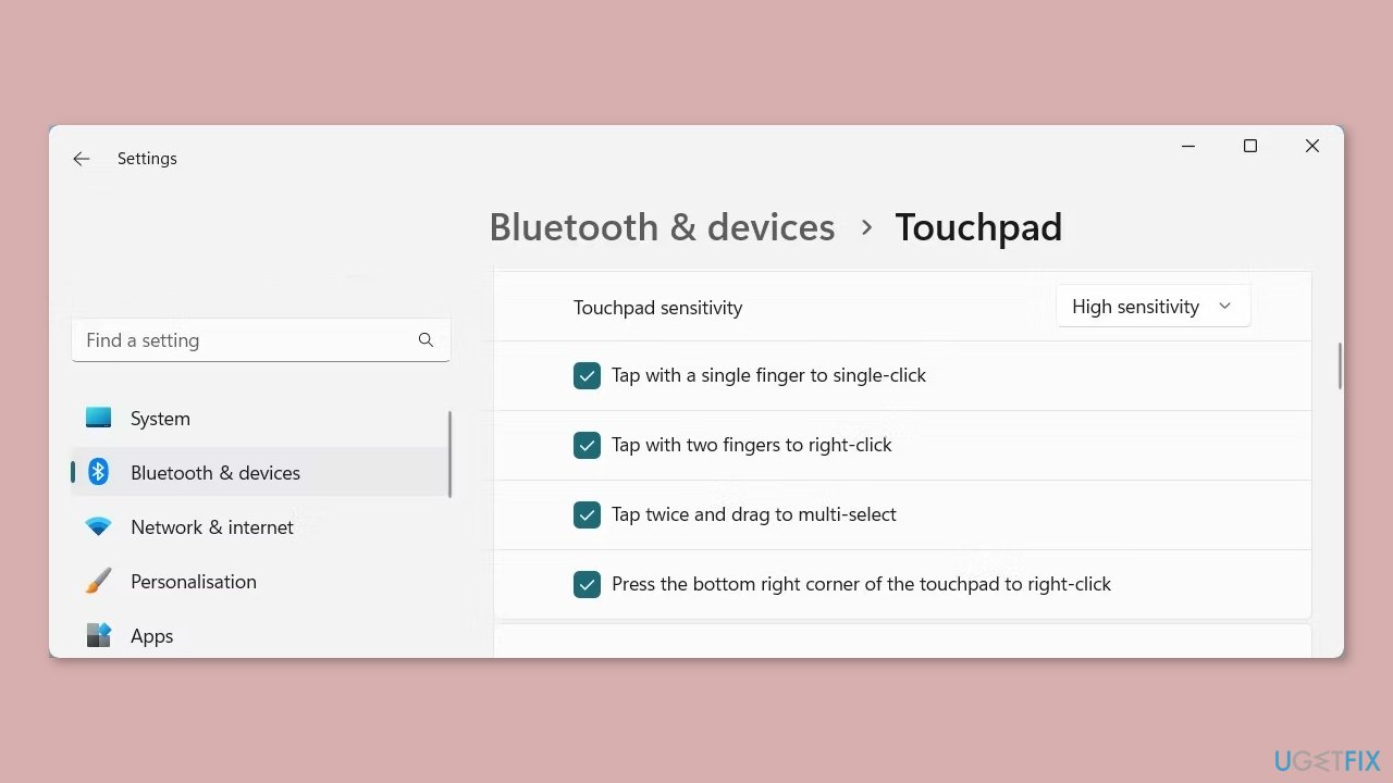 Enable Touchpad Gestures