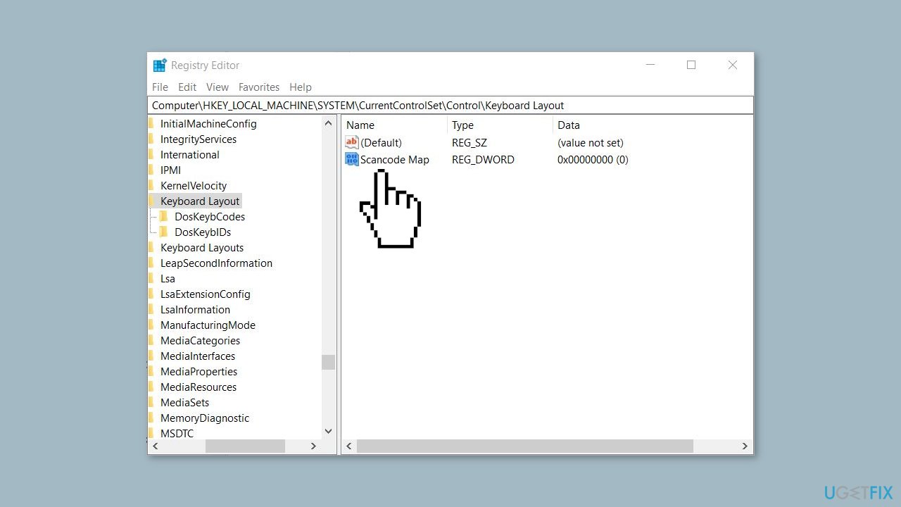Enable Windows key via Registry