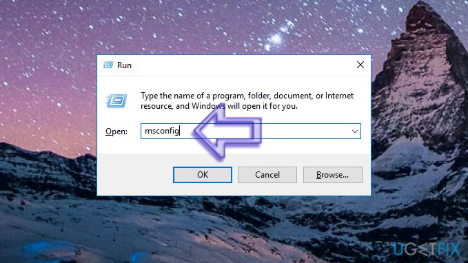 How to open MSCONFIG