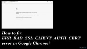 Err bad ssl client auth cert fix