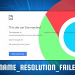 Err name resolution failed fix