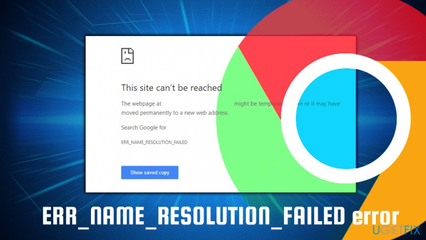 Fix ERR_NAME_RESOLUTION_FAILED error