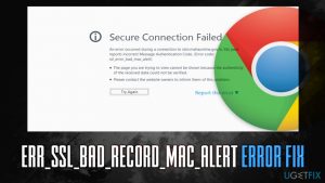 Err ssl bad record mac alert error fix