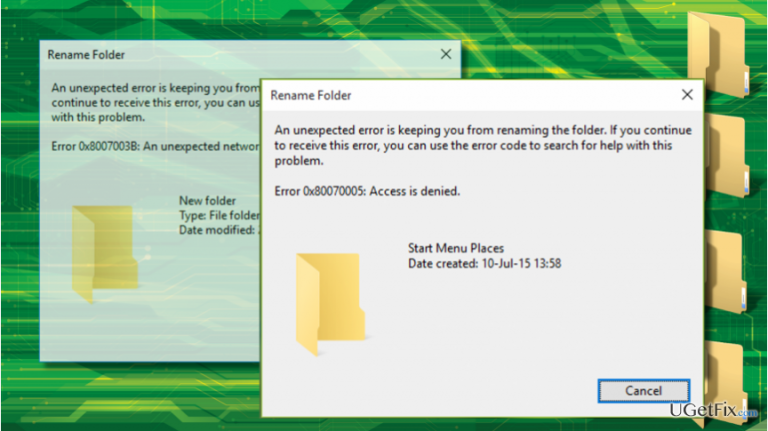 How to Fix “Error 0x80007005. Access is denied” on Windows 10?