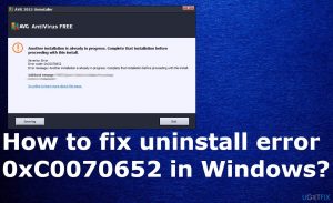 Error 0xc0070652 fix
