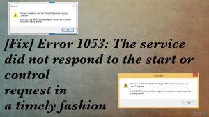 Error 1053 fix the service did not respond to the start