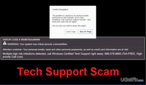 Error 3658878cba98999 support scam