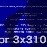 Error 3x3103fx adware virus