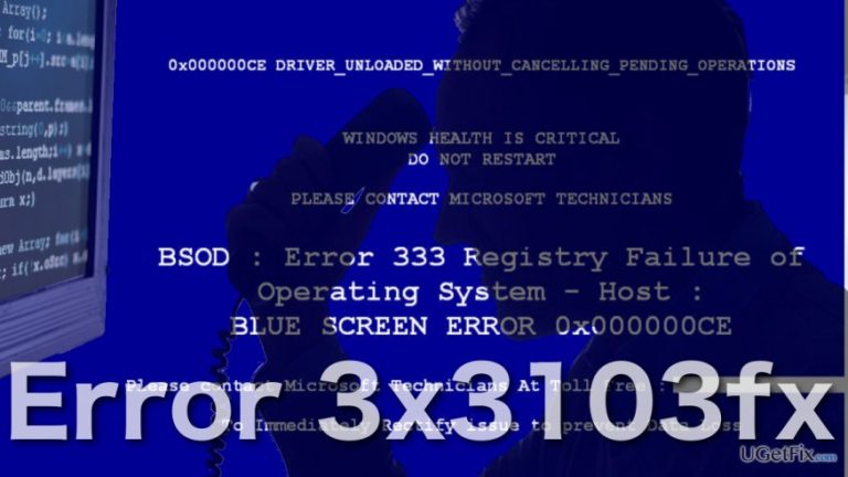 How to Fix Error 3x3103fx?