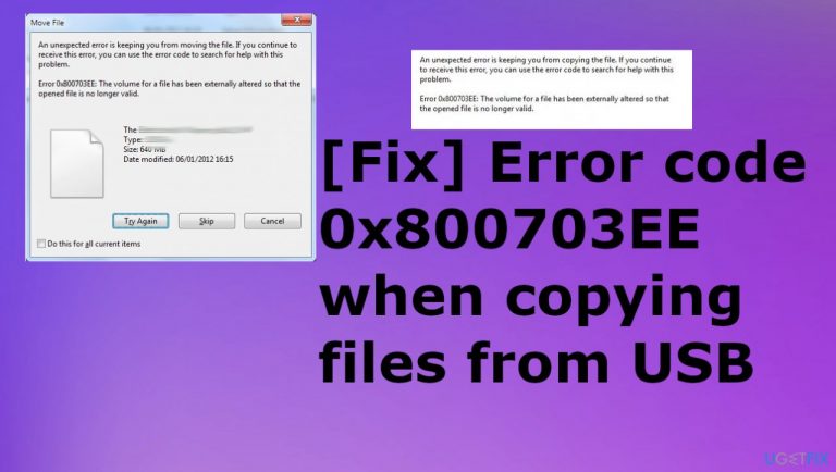 [Fix] Error code 0x800703EE when copying files from USB