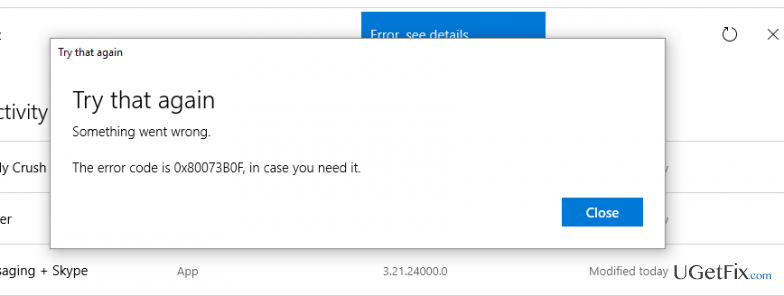 Windows sendet Fehlernummern