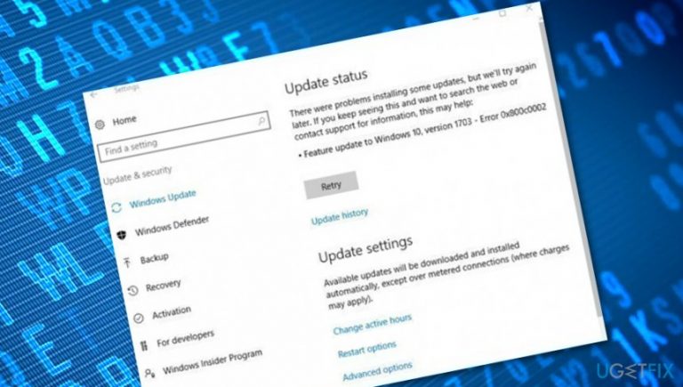 How to Fix Error 0x800c0002 while updating Windows 10?