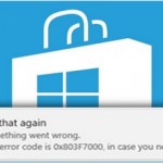Error code 0x803f7000