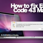 Error code 43 mac