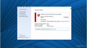 Error code 8007005 windows update