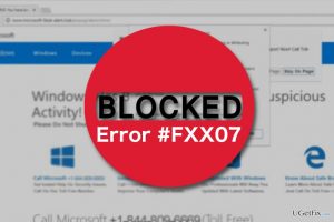Error fxx07 illustration