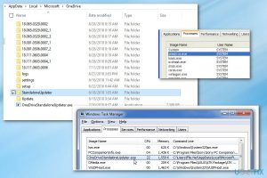 Exe files high usage cpu onedrive